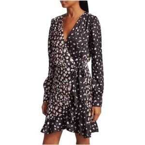 PAIGE Carrie Floral Wrap Dress Size Medium NEW NWT
